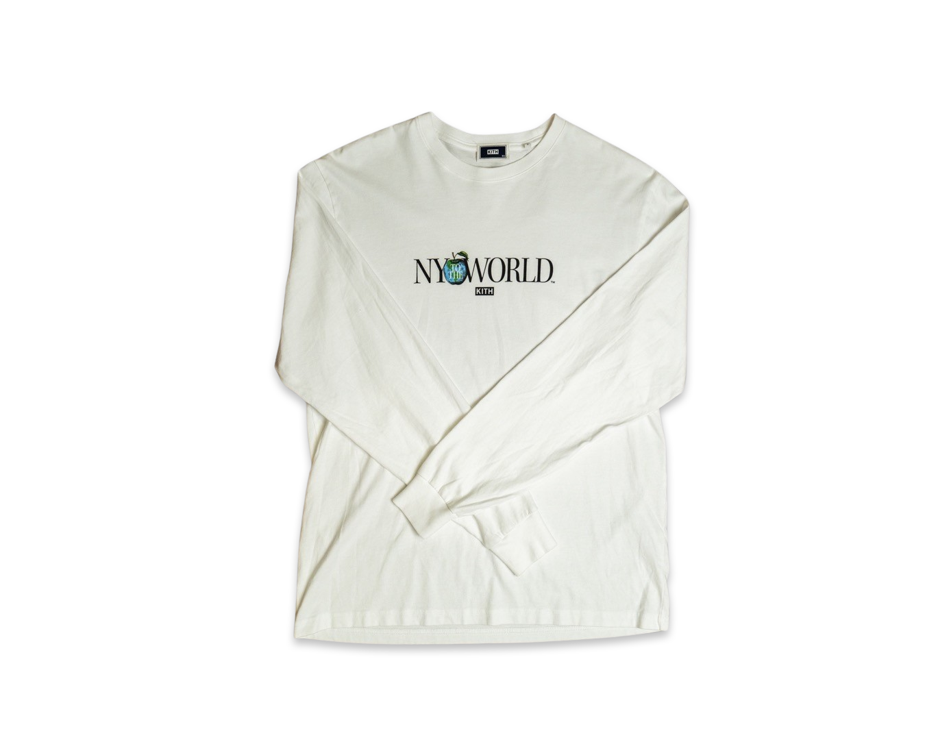 Kith NY to the World Long Sleeve T-Shirt White