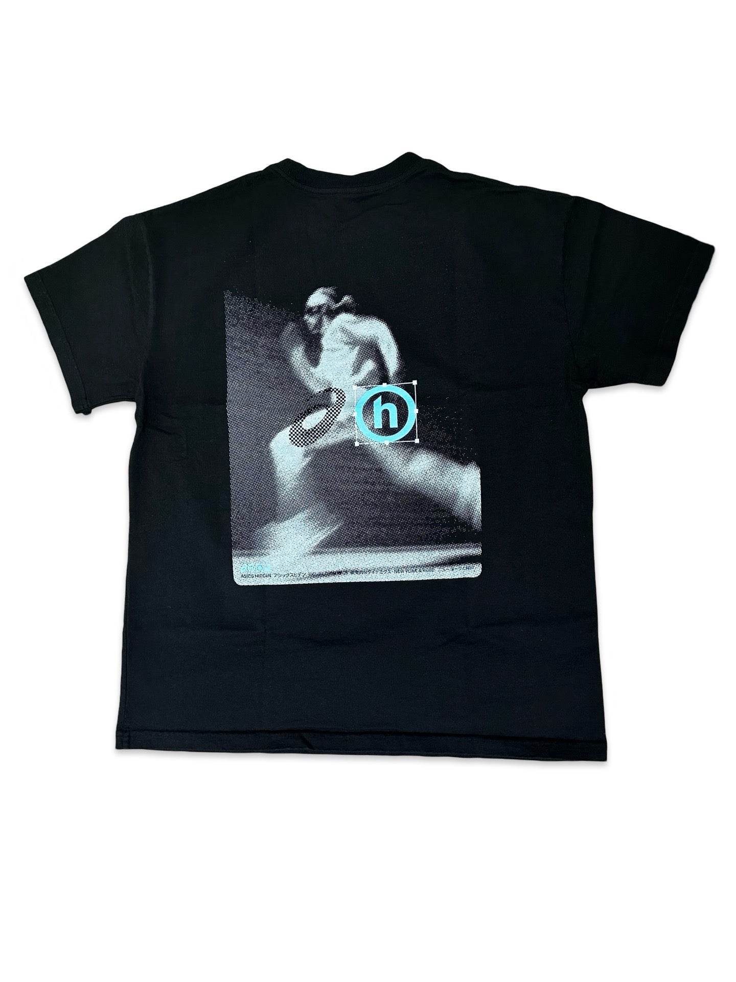 Hidden x Asics Running Man T-Shirt Black