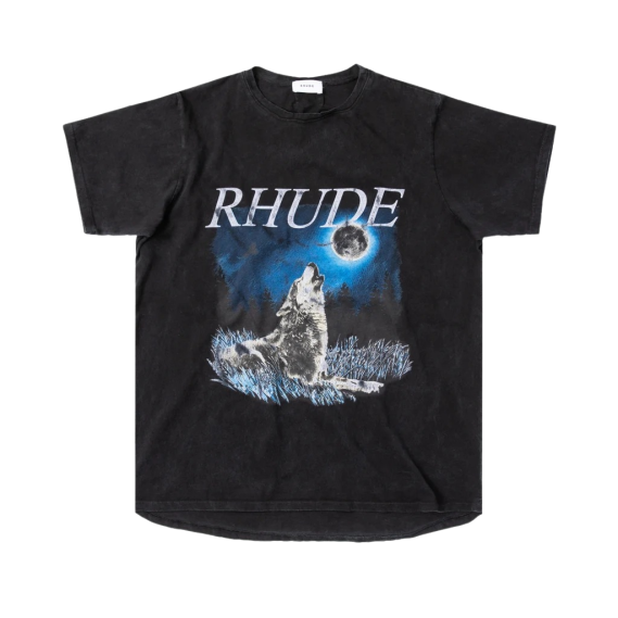 Rhude Wolf T-Shirt Navy