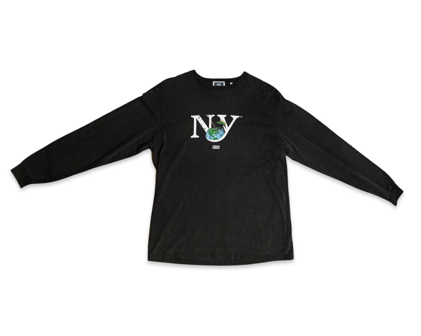 Kith NY Apple L/S T-Shirt Black