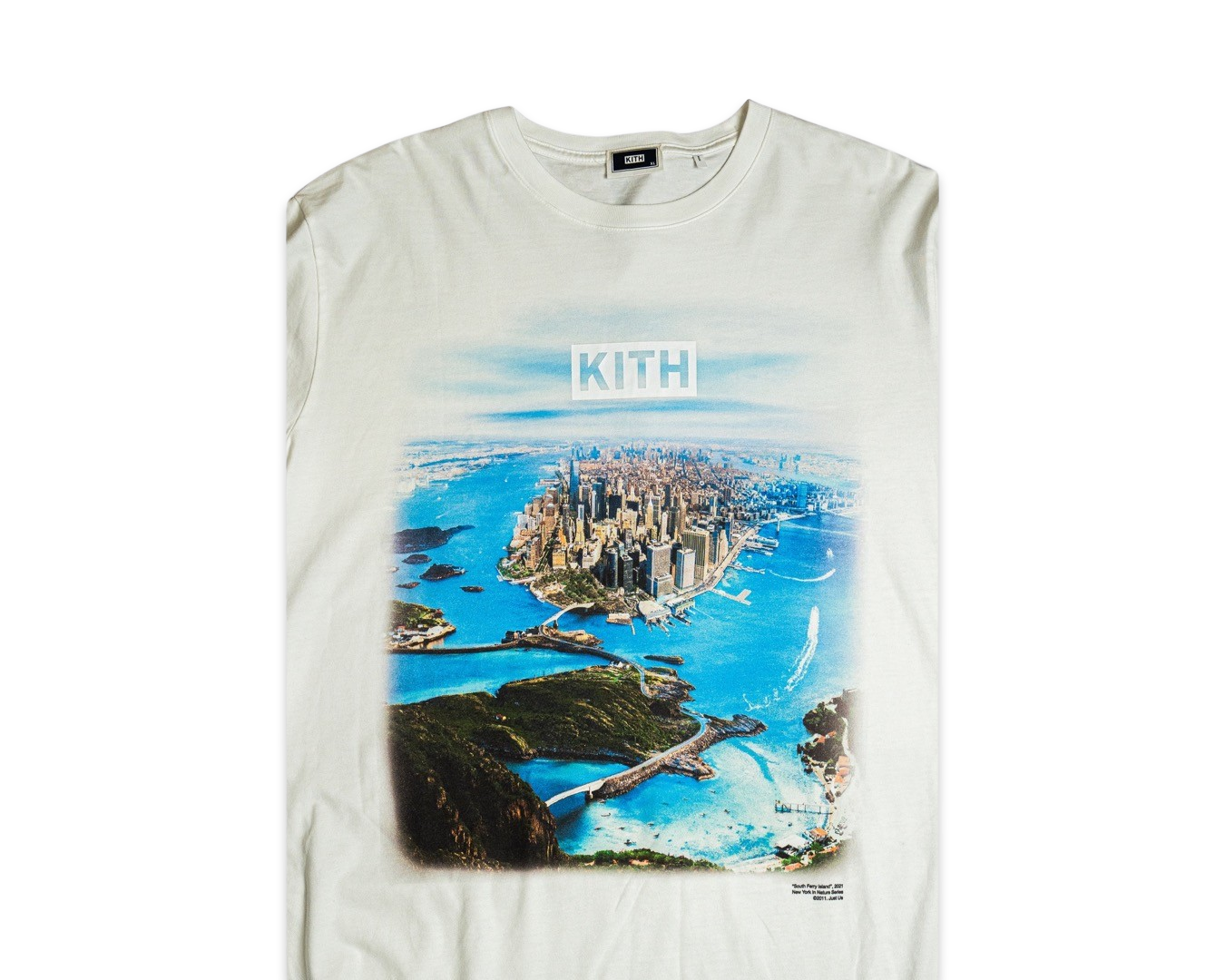 Kith South Ferry Longsleeve T-shirt White