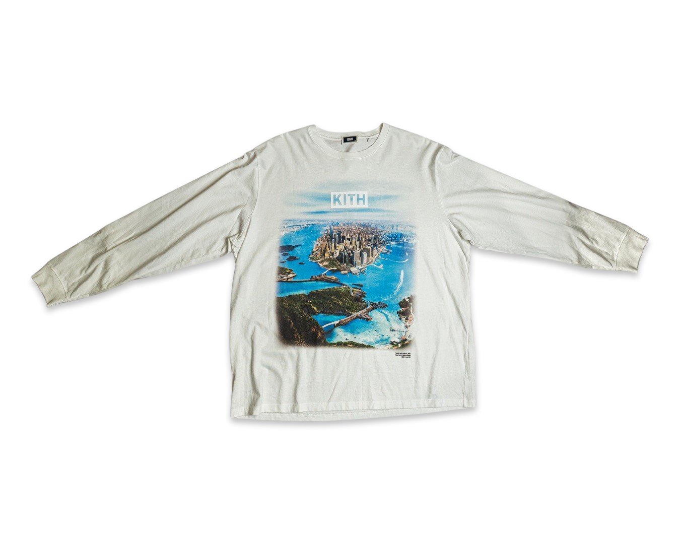 Kith South Ferry L/S T-Shirt White