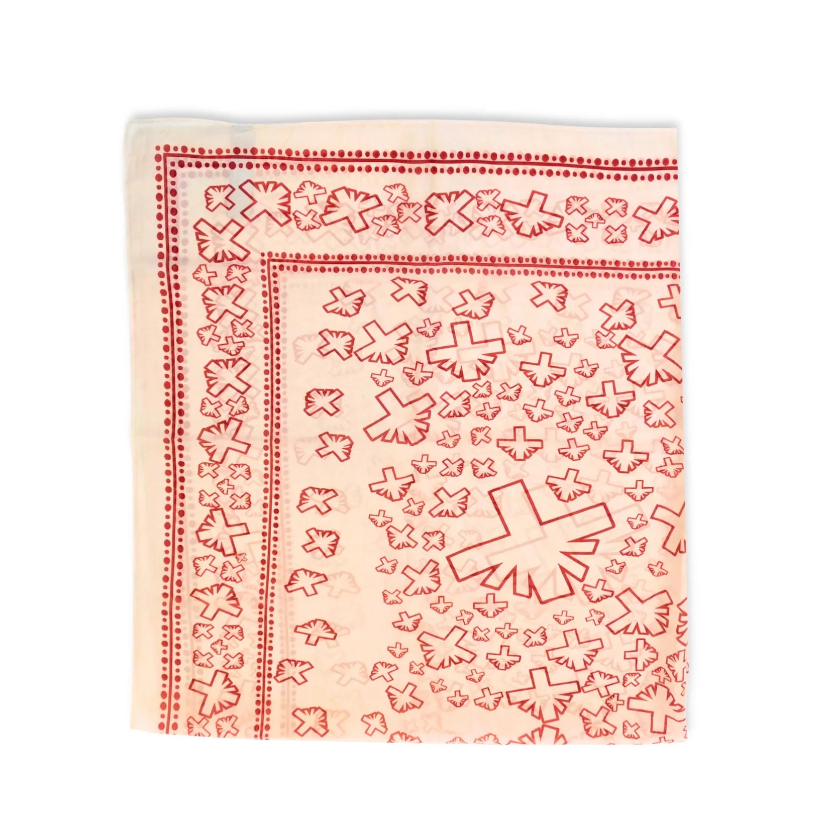 Vertabrae Mortar Chiffon Scarf
