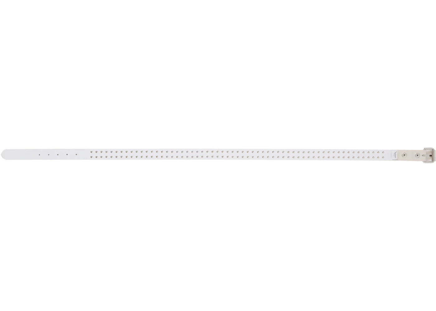 Supreme Studded Leather Belt (SS26) White