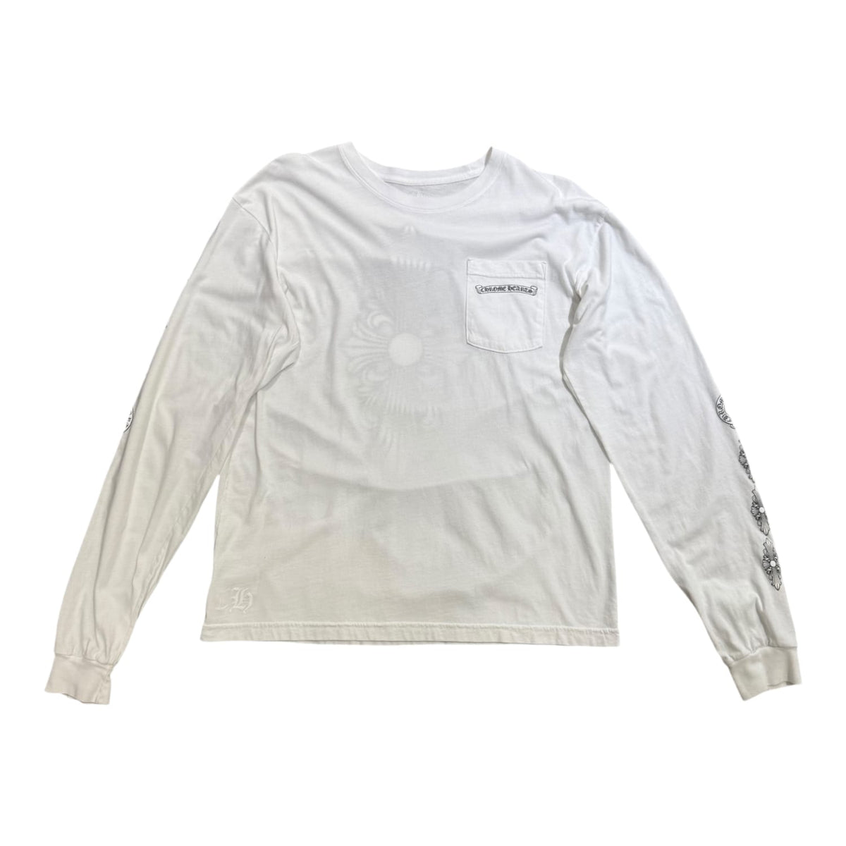Chrome Hearts Floral Cross L/S T-shirt White