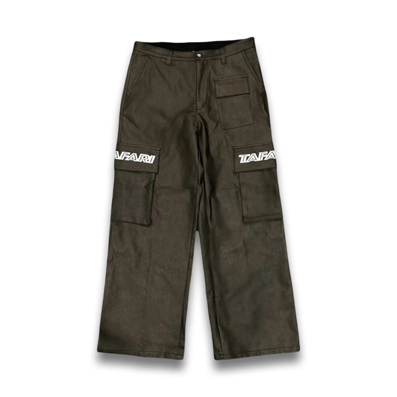 Tafari Leather Pants Brown
