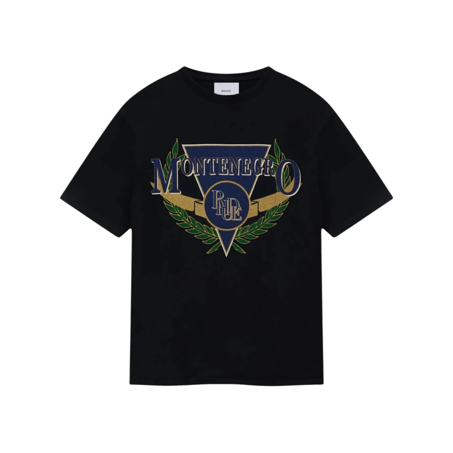 Rhude Montenegro Regatta Tee Vintage Black/Navy