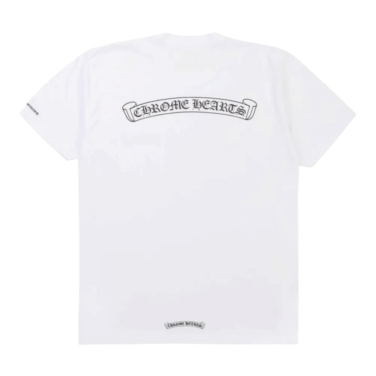 Chrome Hearts Scroll Logo Pocket T-shirt White