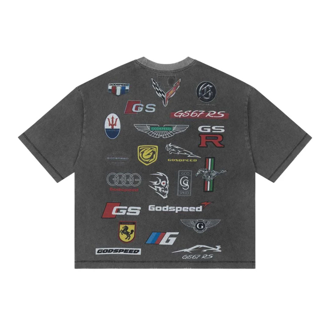 Godspeed Insignia T-Shirt Grey Wash