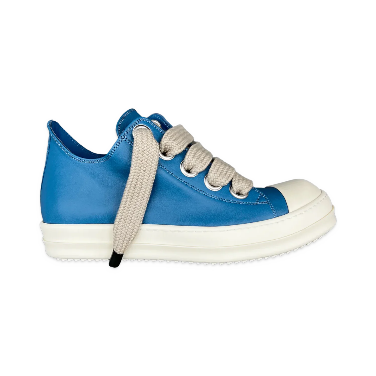 Rick Owens Jumbolace Low Sneaks Nublu/Milk/Milk