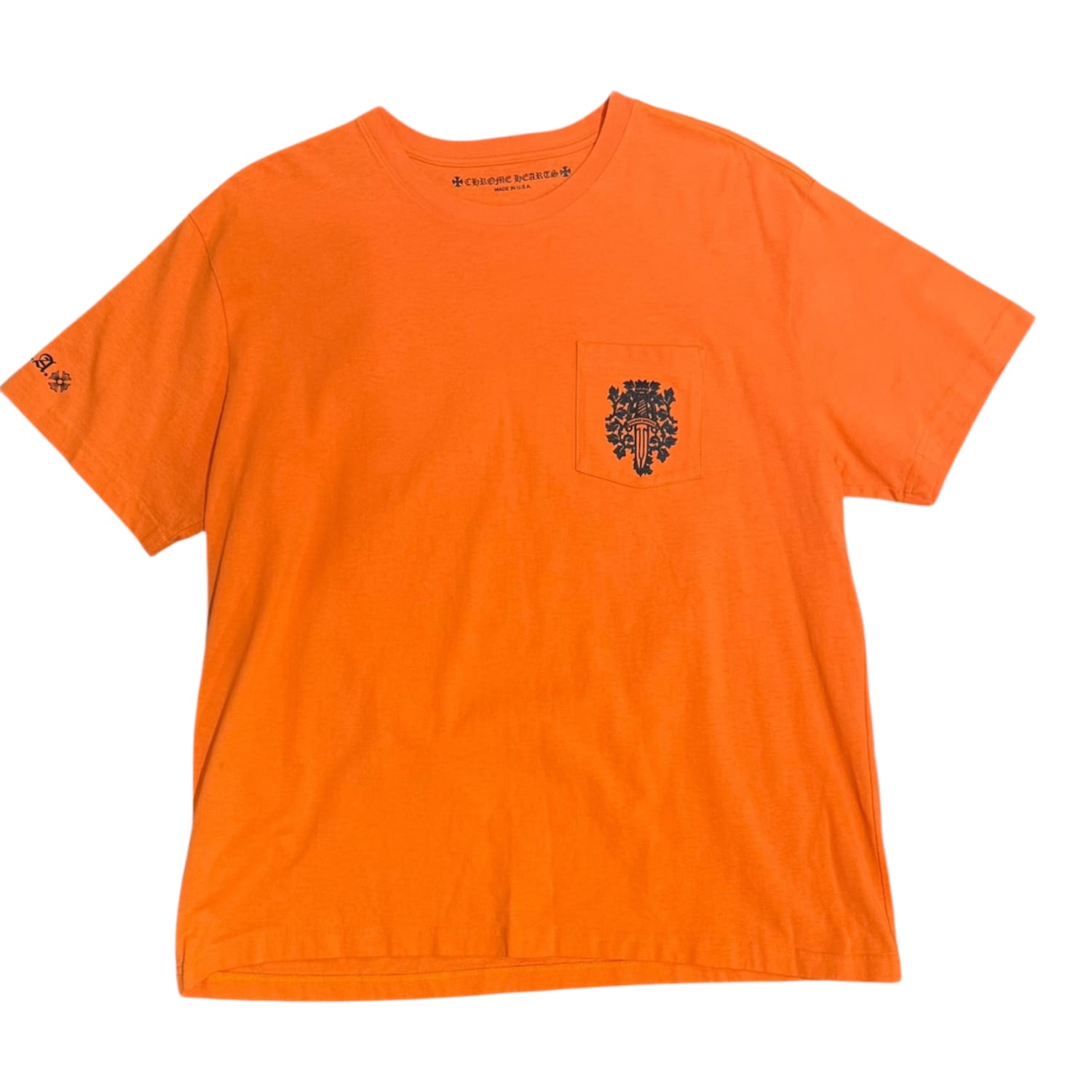 Chrome Hearts Vine Dagger T-shirt Orange/Black