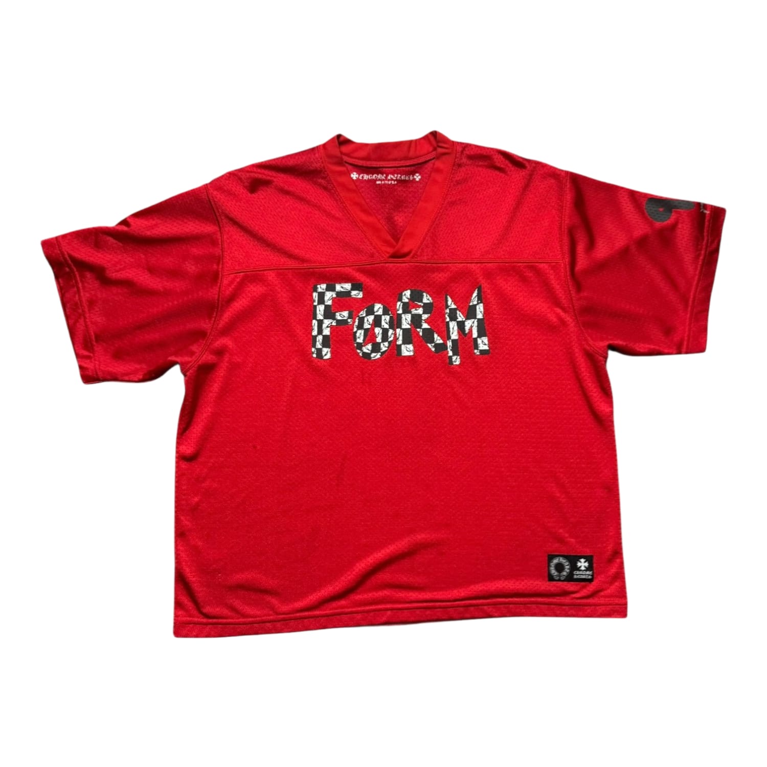 Chrome Hearts Matty Boy Form Stadium Mesh Jersey Red
