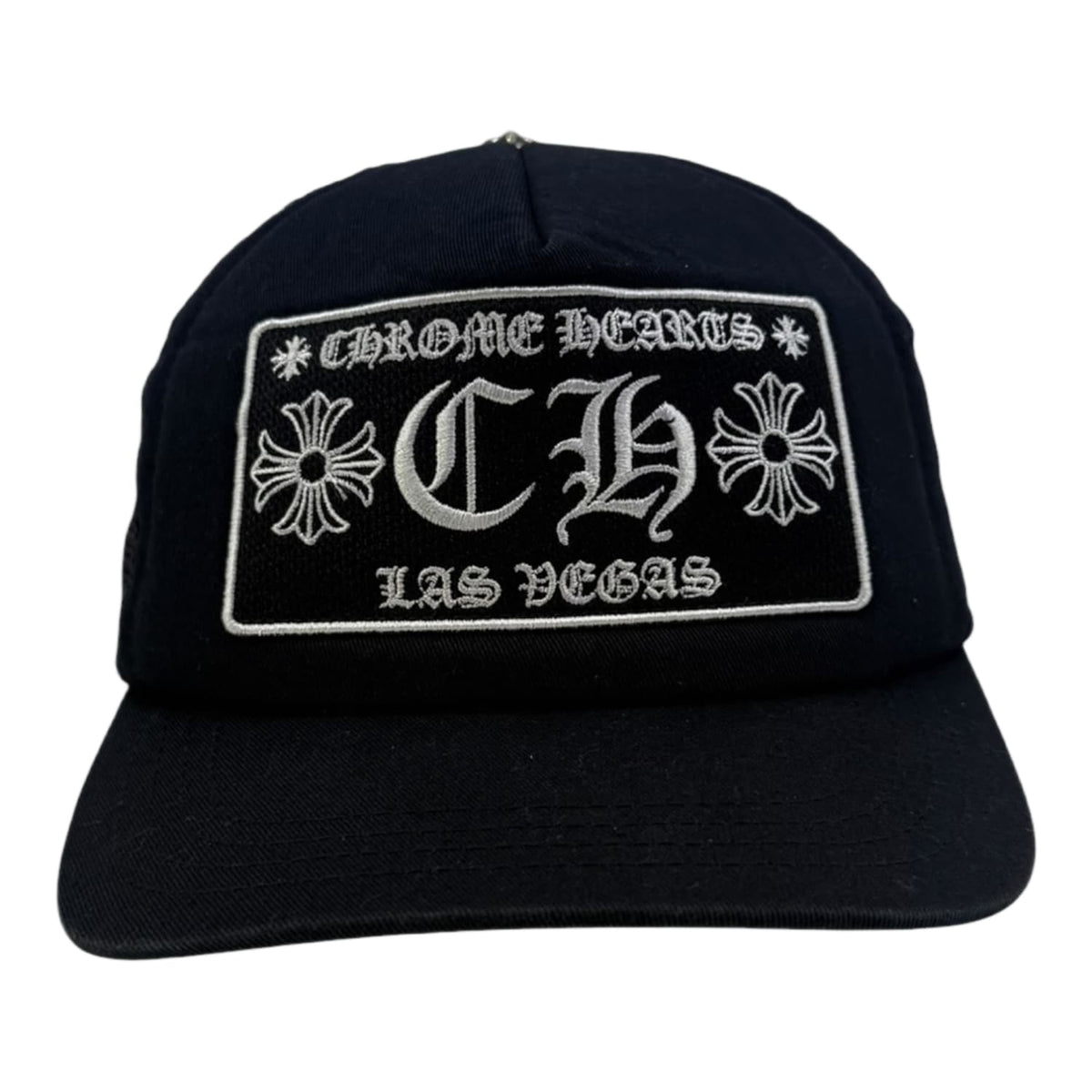 Chrome Hearts CH Las Vegas Trucker Hat Black/Black