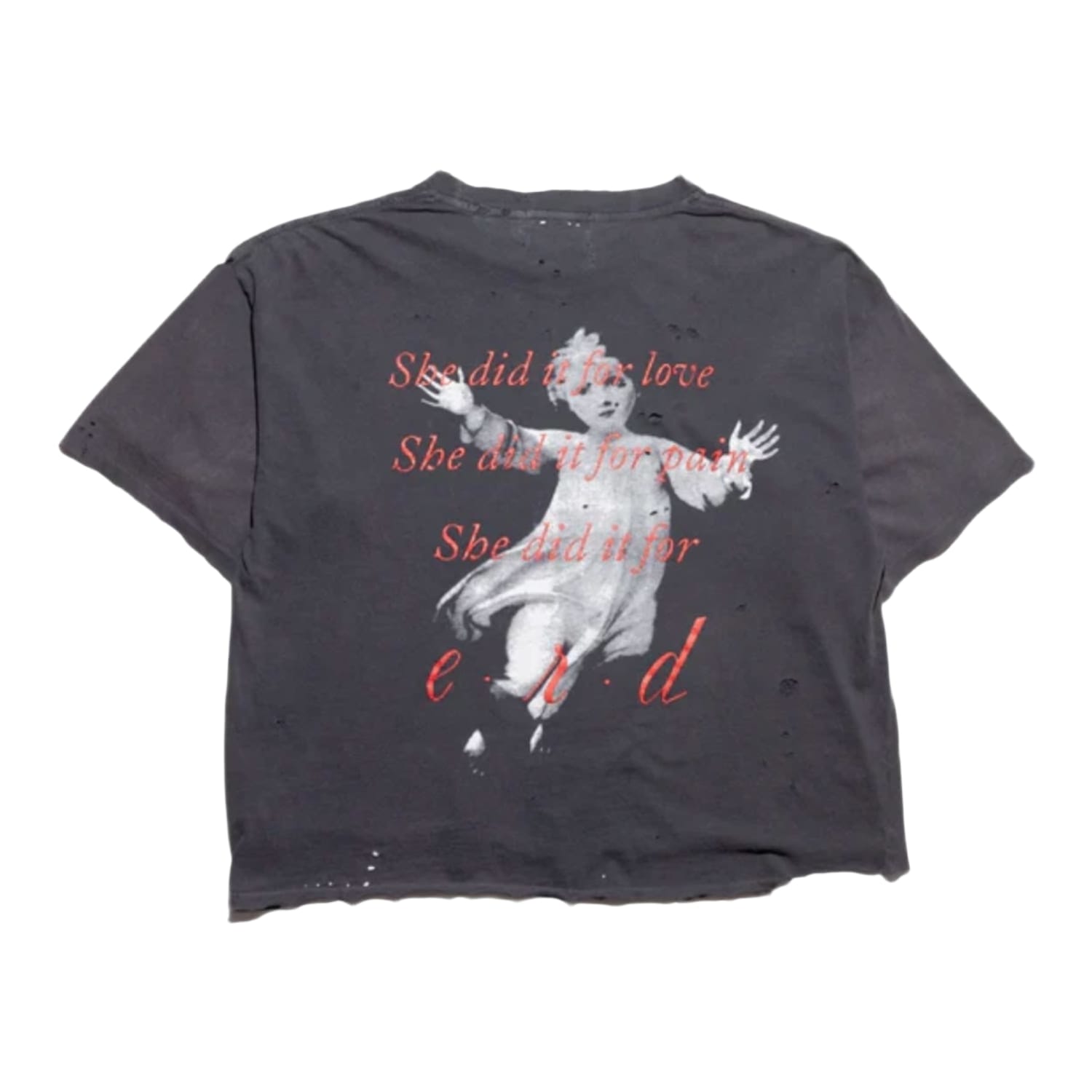 Enfants Riches Déprimés Well Of Loneliness T-Shirt Dirty Charcoal