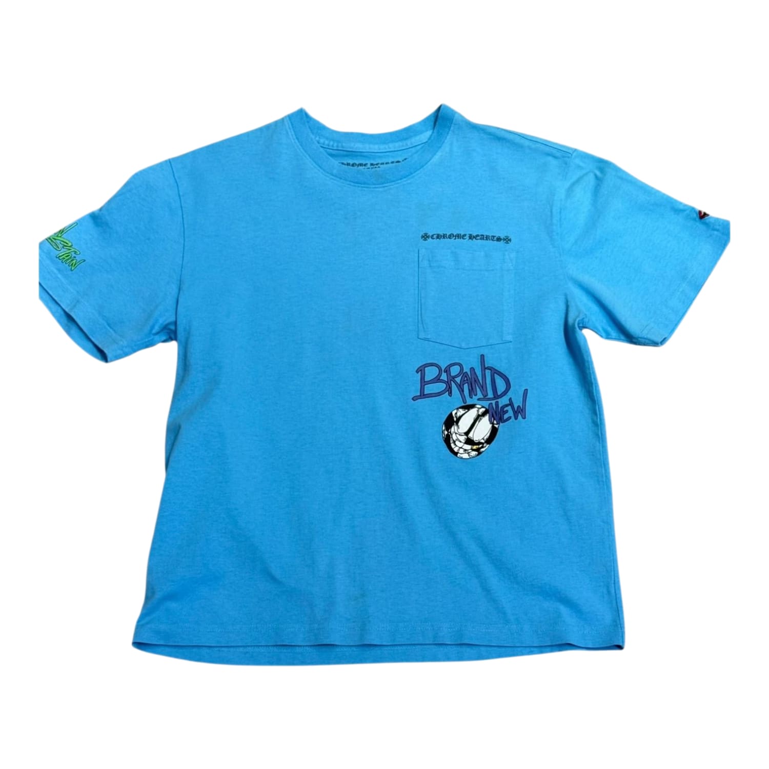 Chrome Hearts Matty Boy Brain New Tee Baby Blue