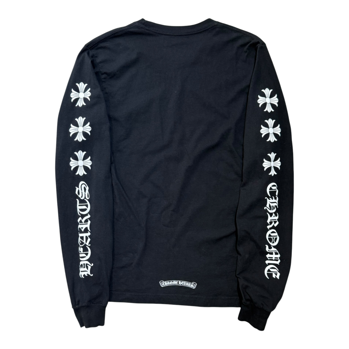 Chrome Hearts Plus Cross Long Sleeve Pocket T-Shirt Black