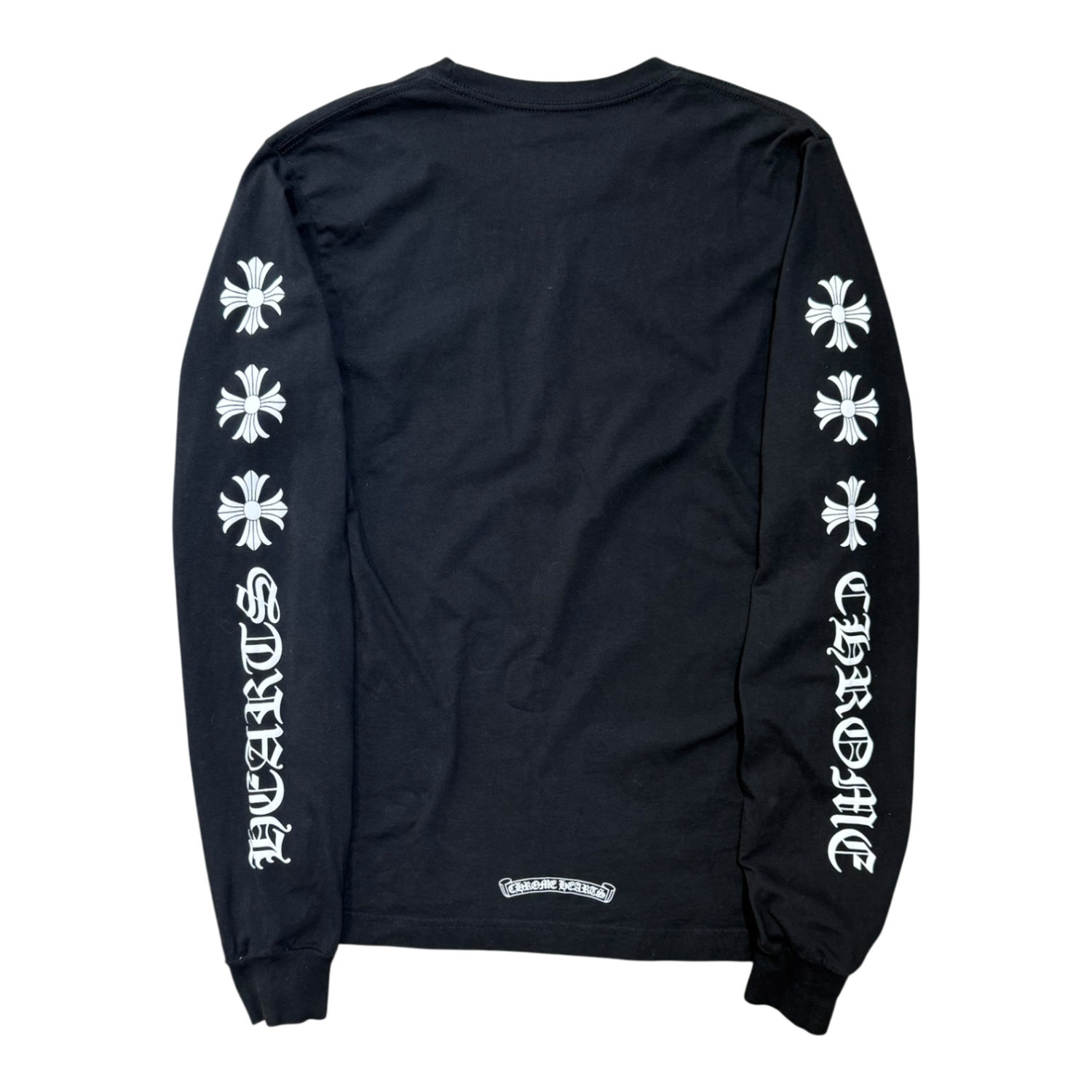 Chrome Hearts Plus Cross Long Sleeve Pocket T-Shirt Black