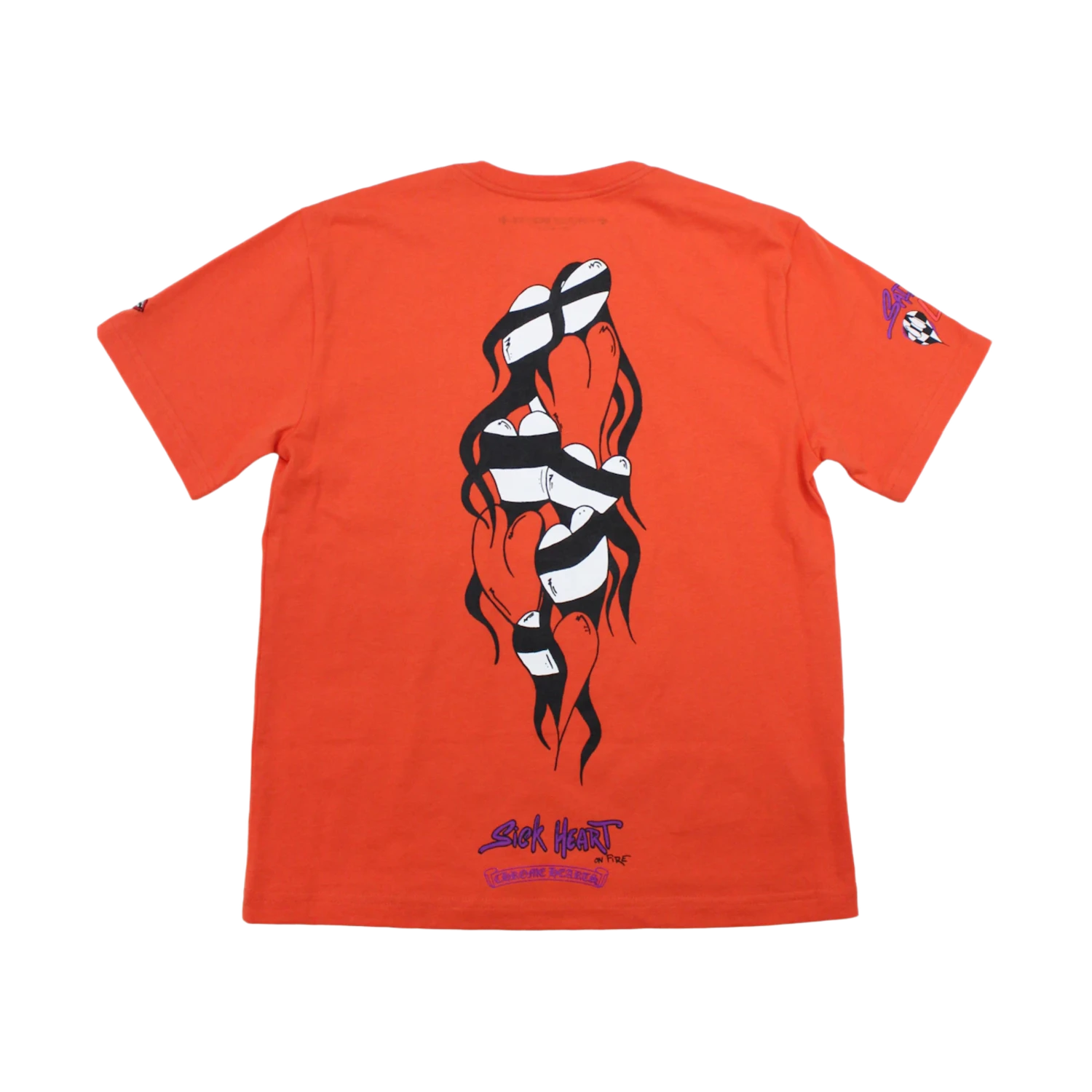 Chrome Hearts Matty Boy Sadistic Lipstick T-shirt Red