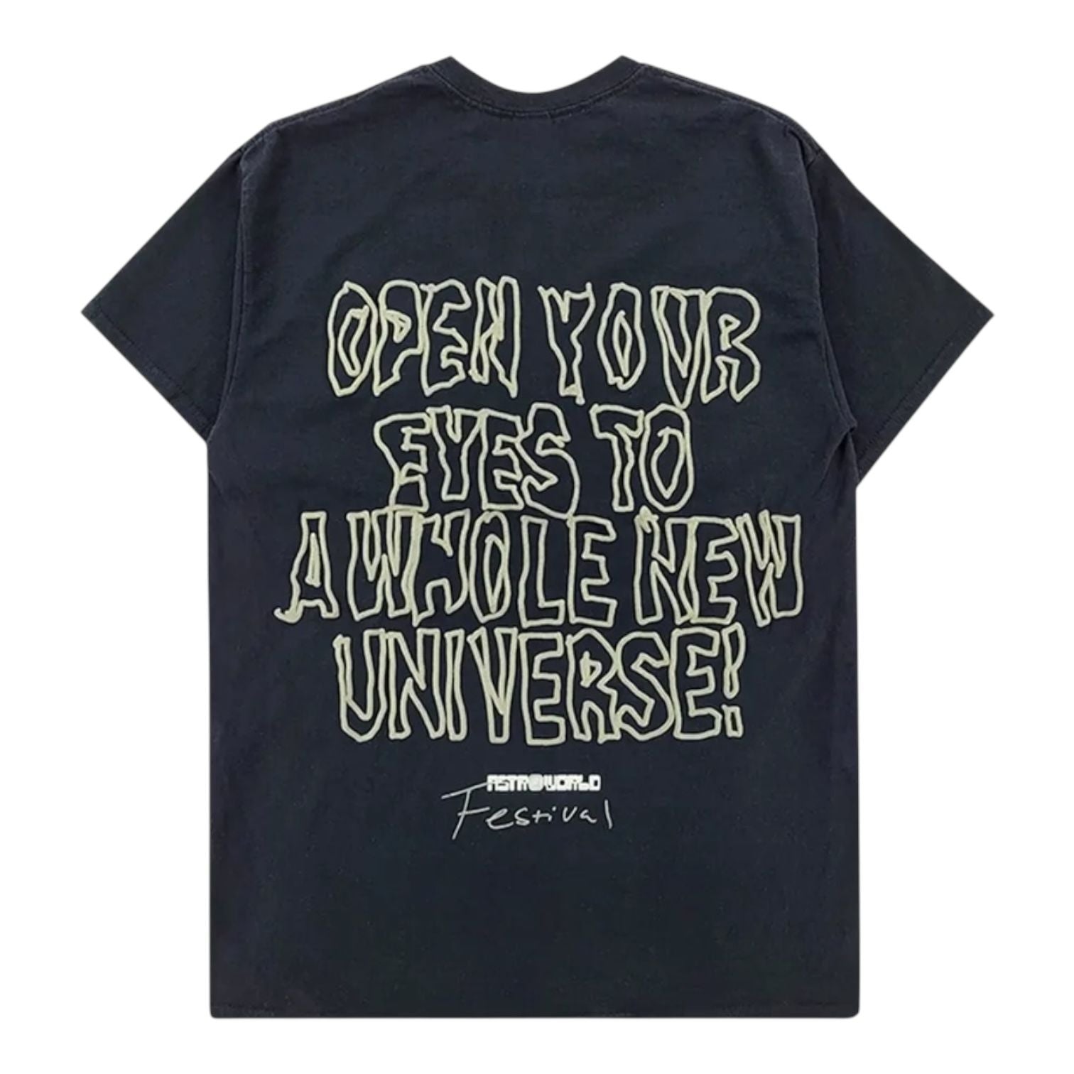 Travis Scott Astrofest Starry Eyed T-Shirt Black