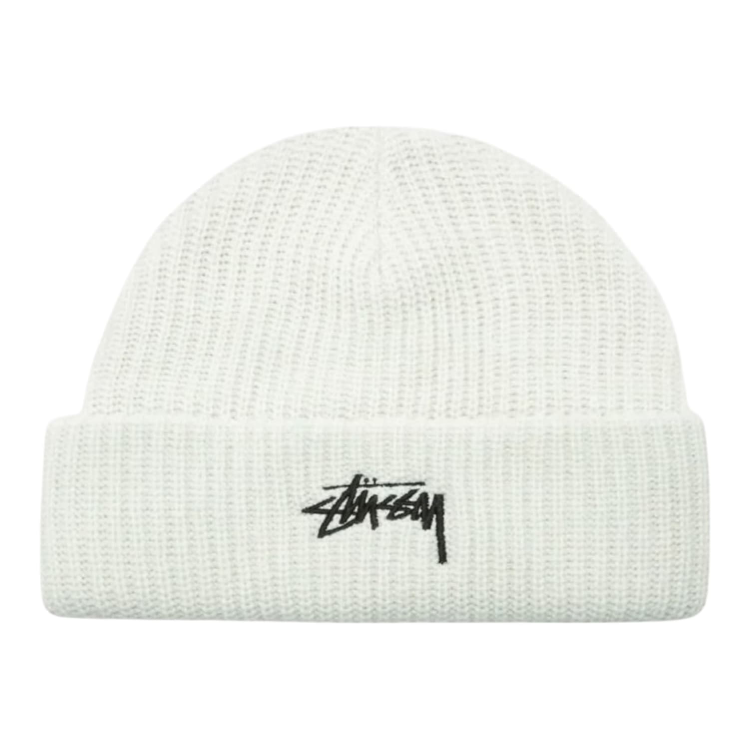 Stussy Basic Cuff Beanie White