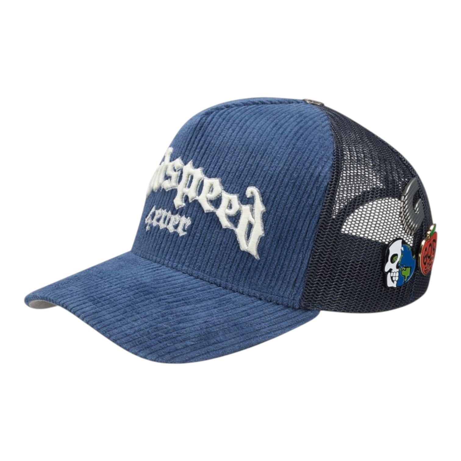 Godspeed GS Forever Trucker Hat Saphire Blue Corduroy