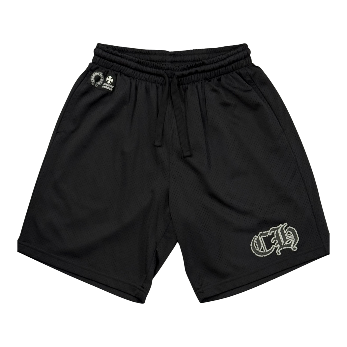 Chrome Hearts Mesh Varsity Shorts Black