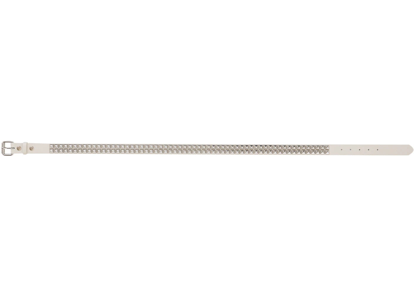 Supreme Studded Leather Belt (SS26) White
