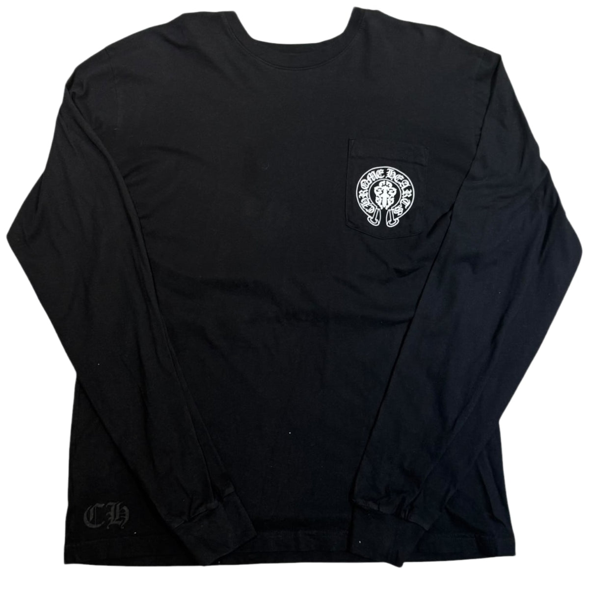 Chrome Hearts American Flag L/S T-Shirt Black