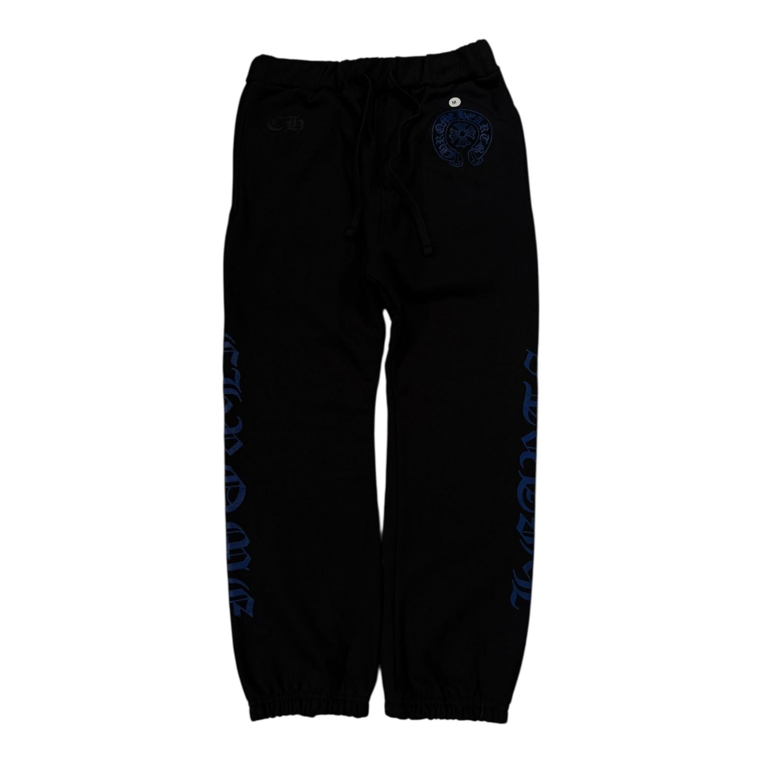Chrome Hearts Horseshoe Logo Sweatpants Black/Blue