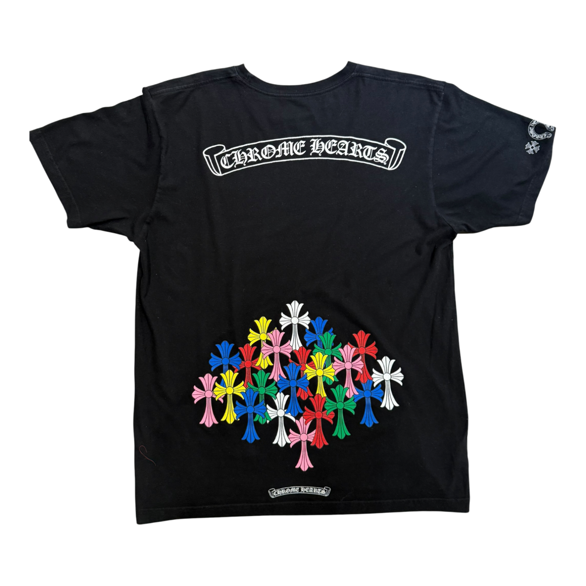 Chrome Hearts Multi Color Cross T-shirt Black
