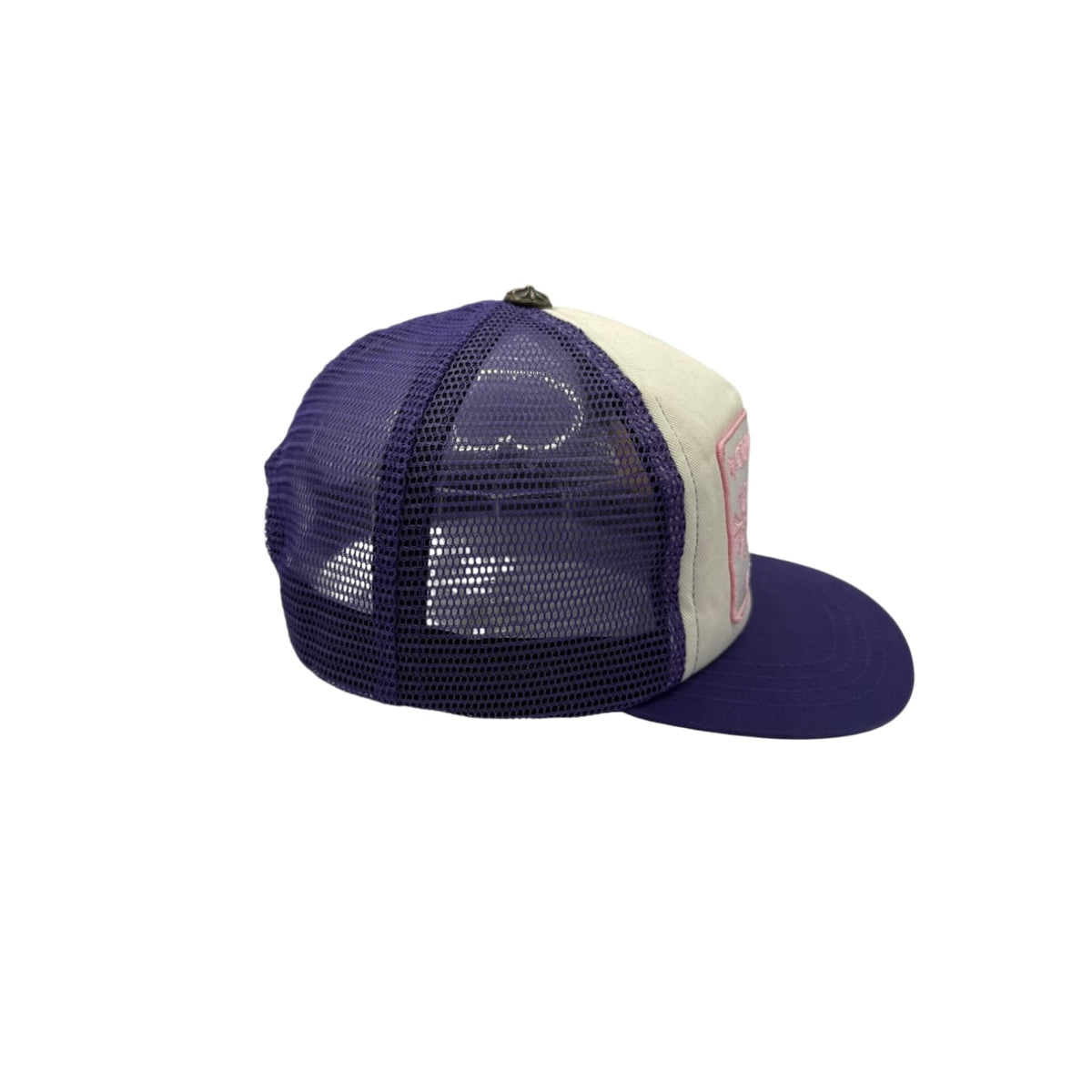 Chrome Hearts CH Hollywood Trucker Hat Purple/White/Pink