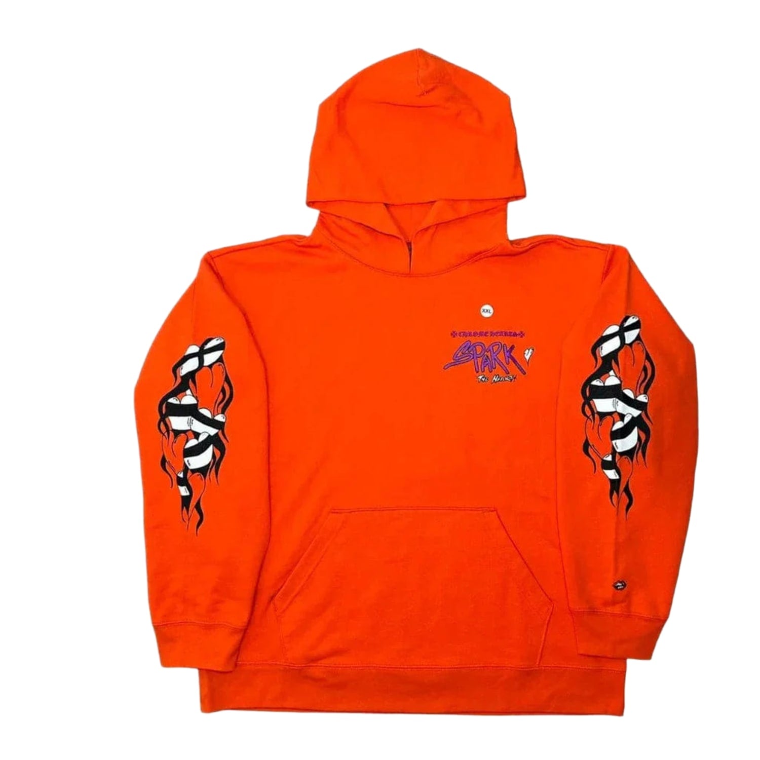 Chrome Hearts Matty Boy Sadistic Lipstick Hoodie Orange