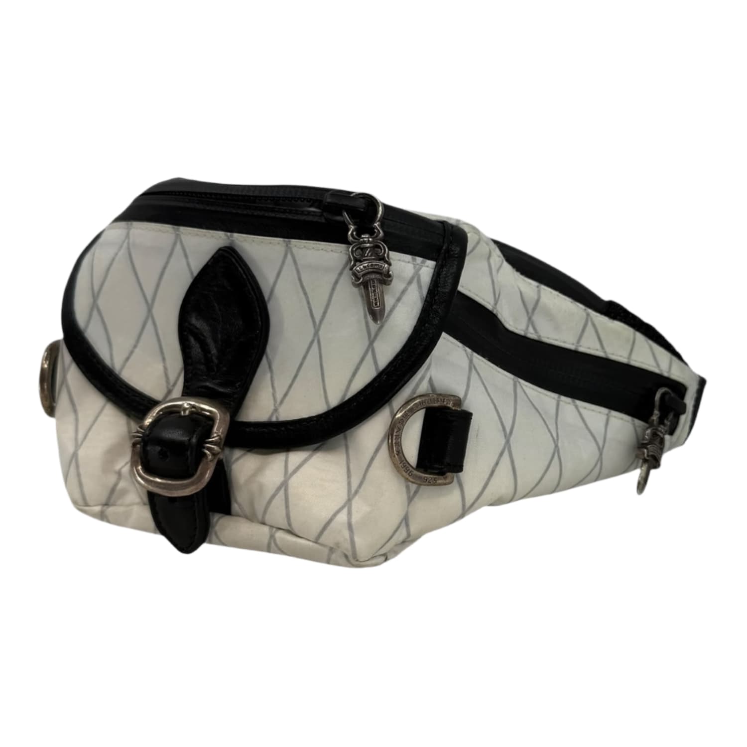 Chrome Hearts White Nylon Snat Bag Mini