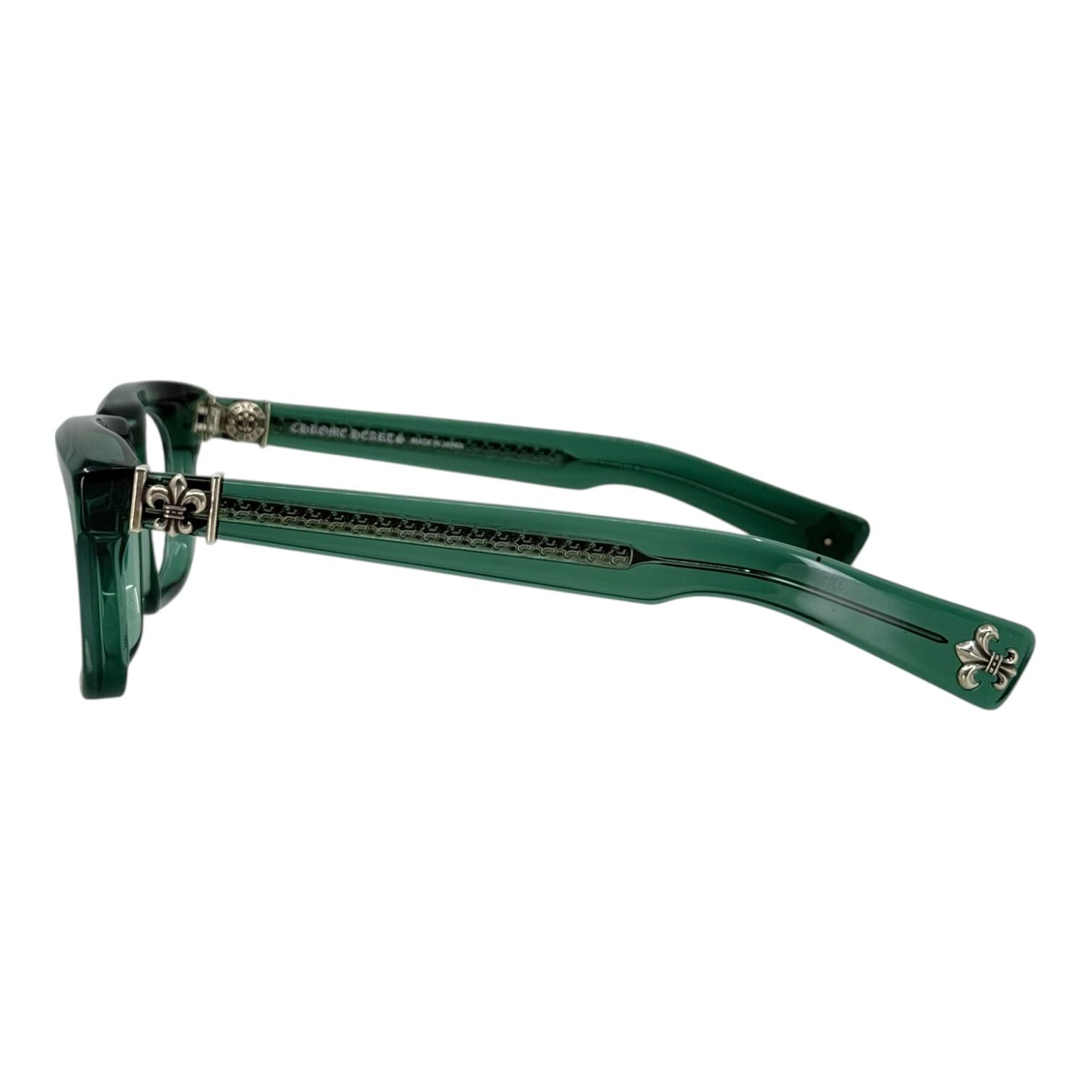 Chrome Hearts See You In Tea Marine Green/Silver Glasses