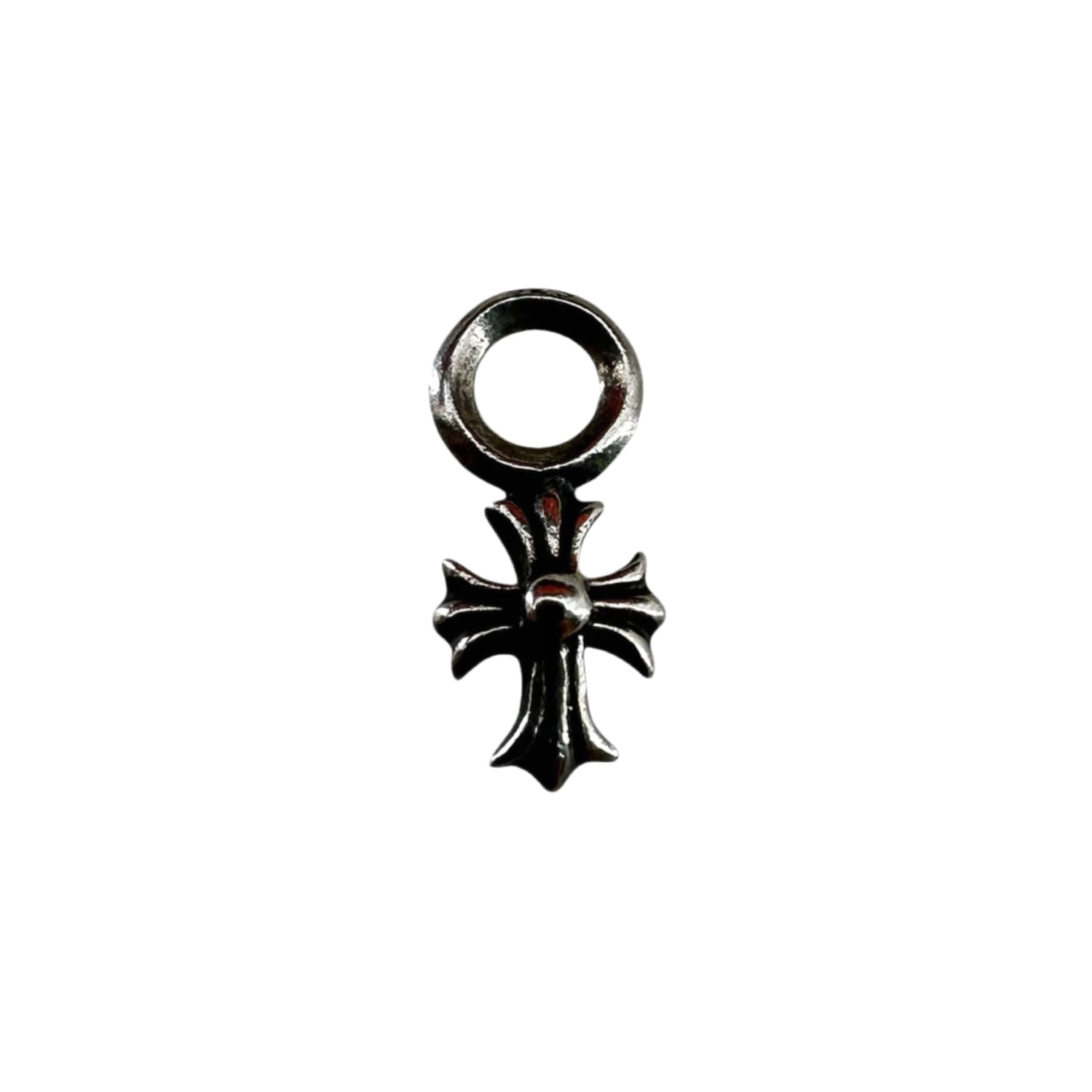 Chrome Hearts Silver Tiny Plus Charm Pendant