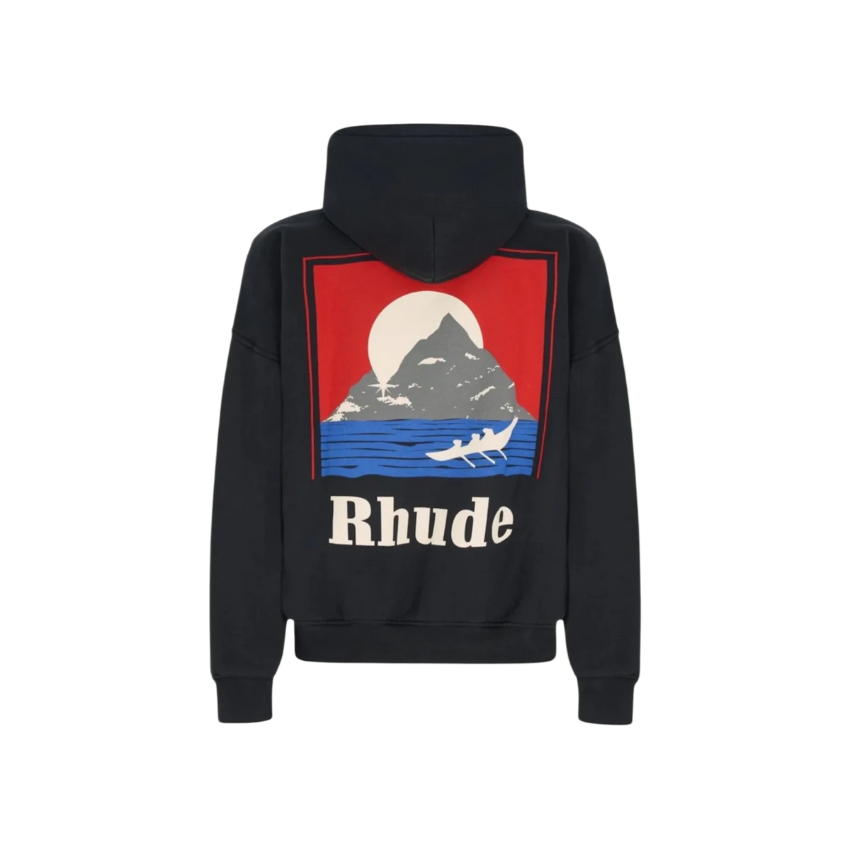 Rhude Moonlight Regatta Hoodie Vintage Black/Red/Blue