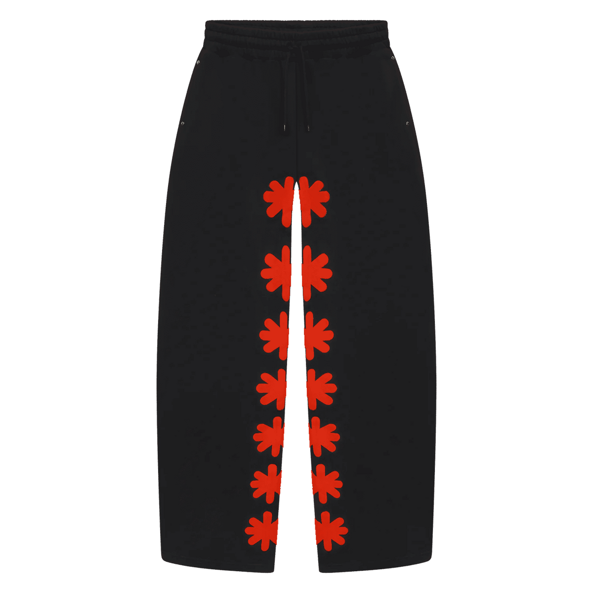 LostShdws OG Logo Sweatpants Black Red
