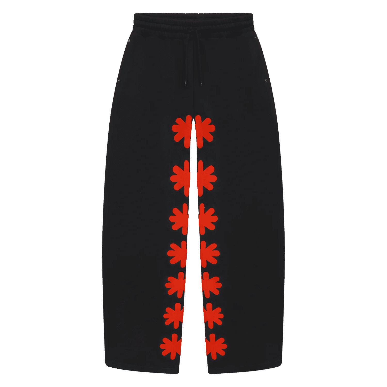 LostShdws OG Logo Sweatpants Black Red