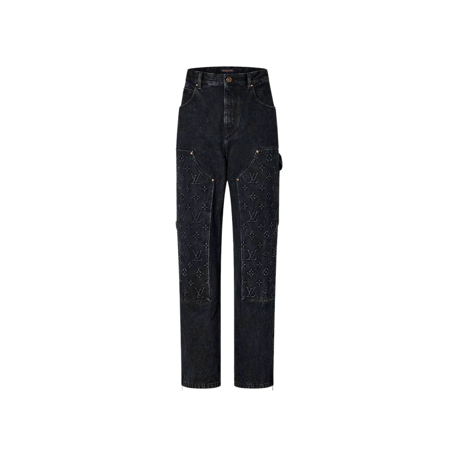 Louis Vuitton Denim Carpenter Jean Washed Black