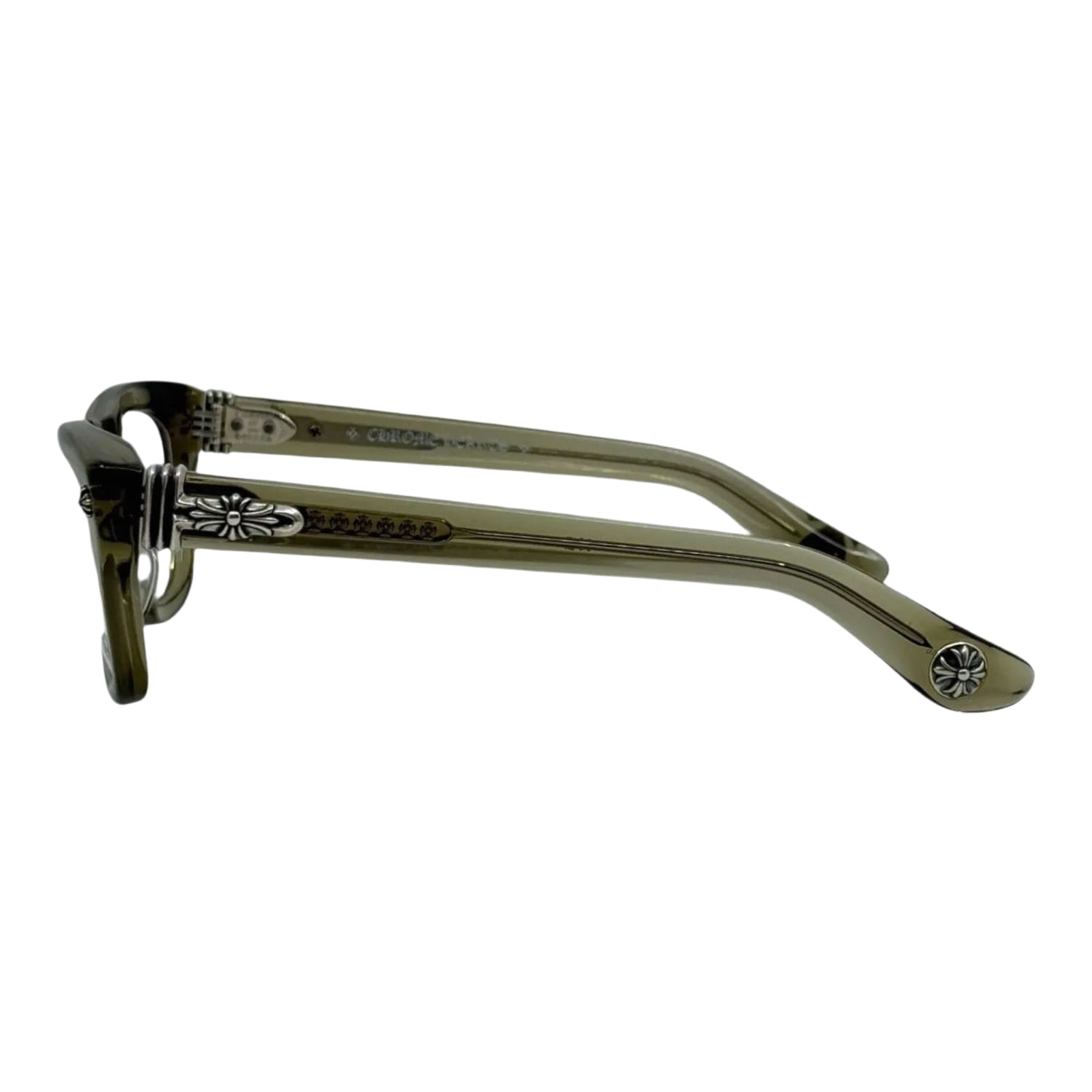 Chrome Hearts Trititsagain Army/Silver Glasses
