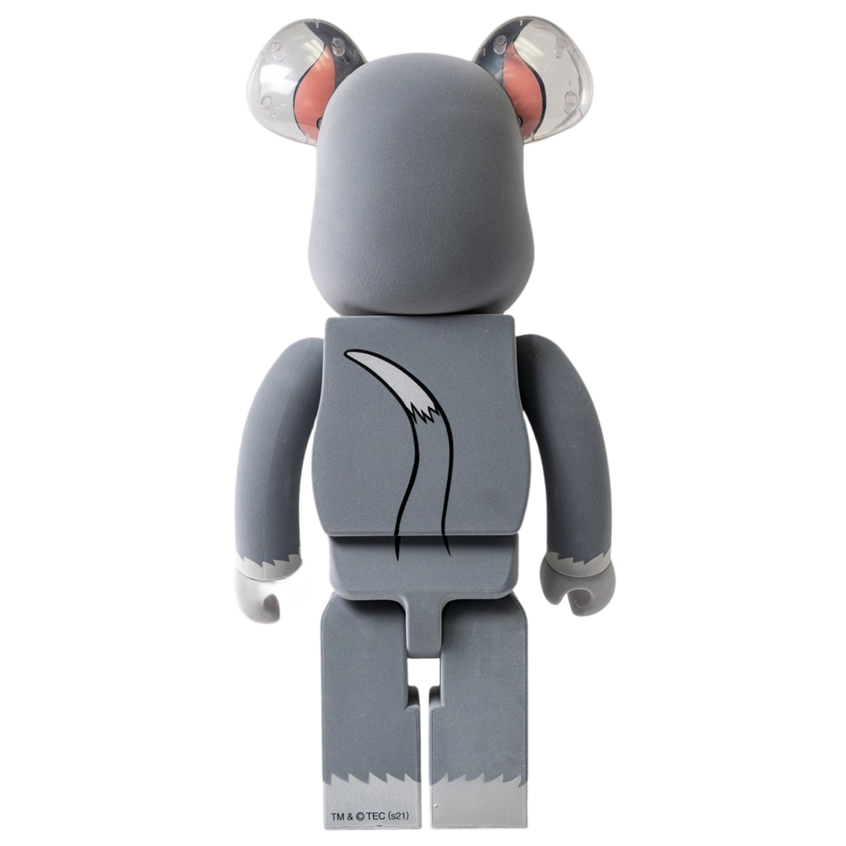 BE@RBRICK x Tom and Jerry: Tom Flocky 1000% 'Grey'