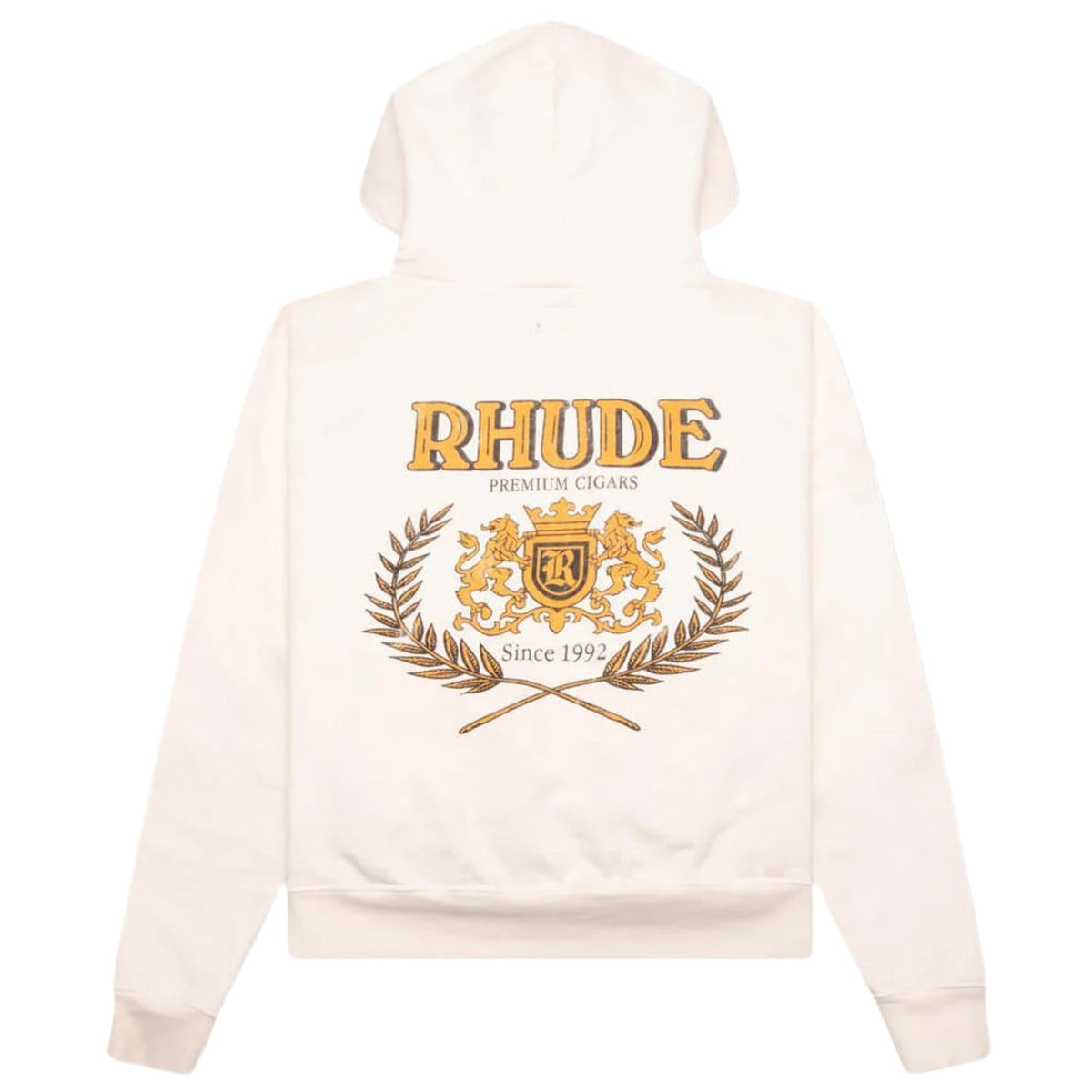 Rhude Cresta Cigar Hoodie Vintage White
