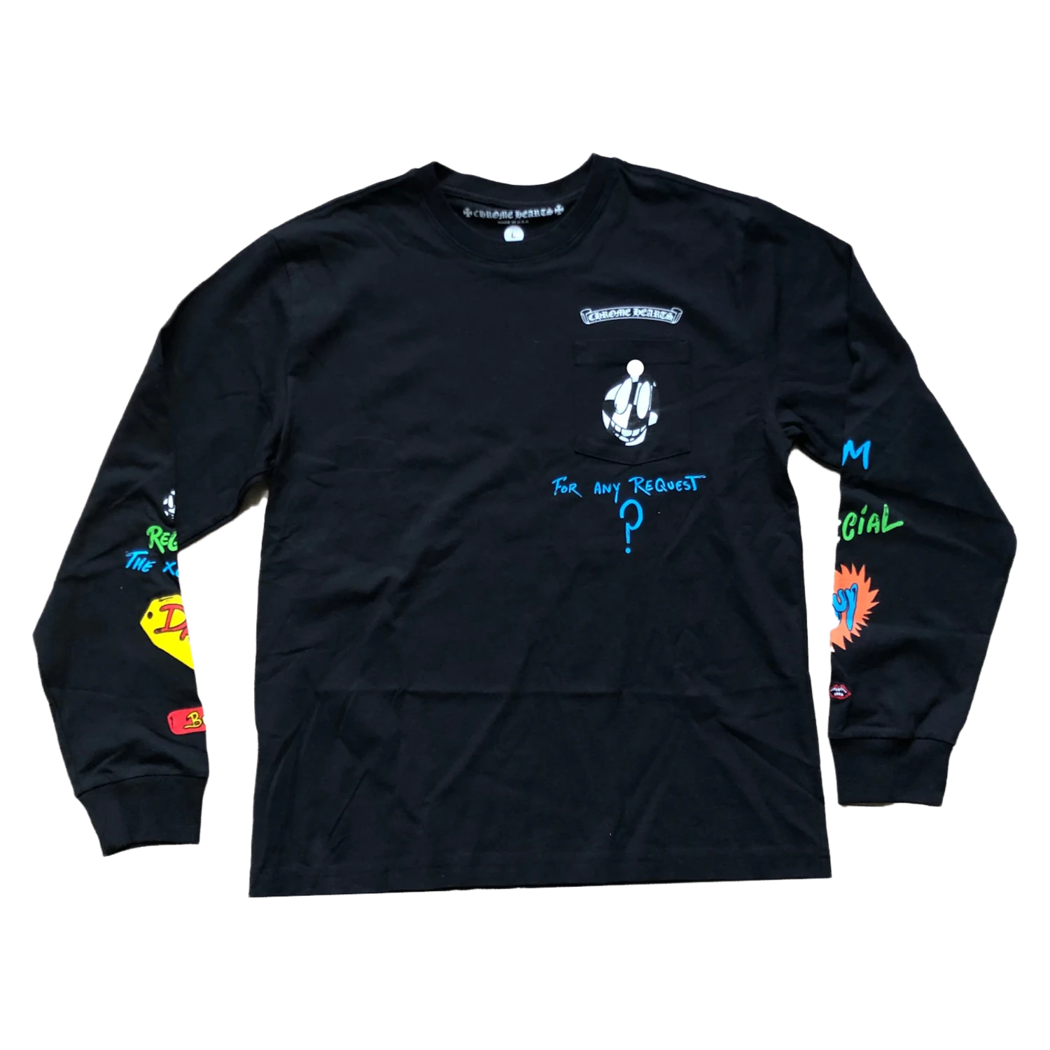 Chrome Hearts Matty Boy Sex Records Link L/S T-shirt Black