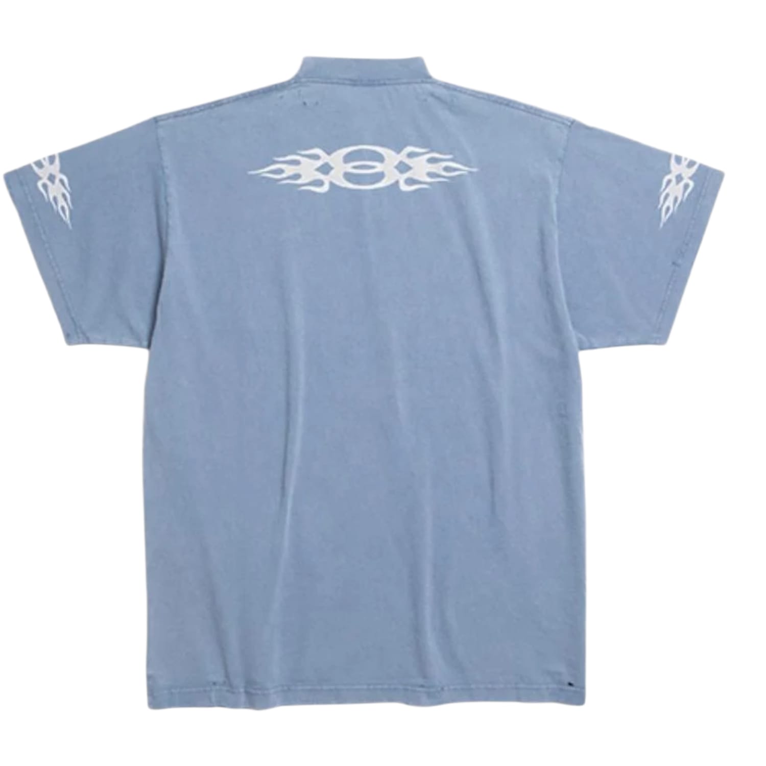Balenciaga Burning Unity Flame T-Shirt Blue