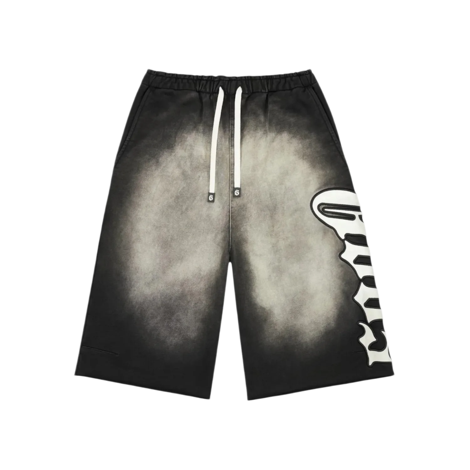 Godspeed OG Logo 3QTR Shorts Black Wash
