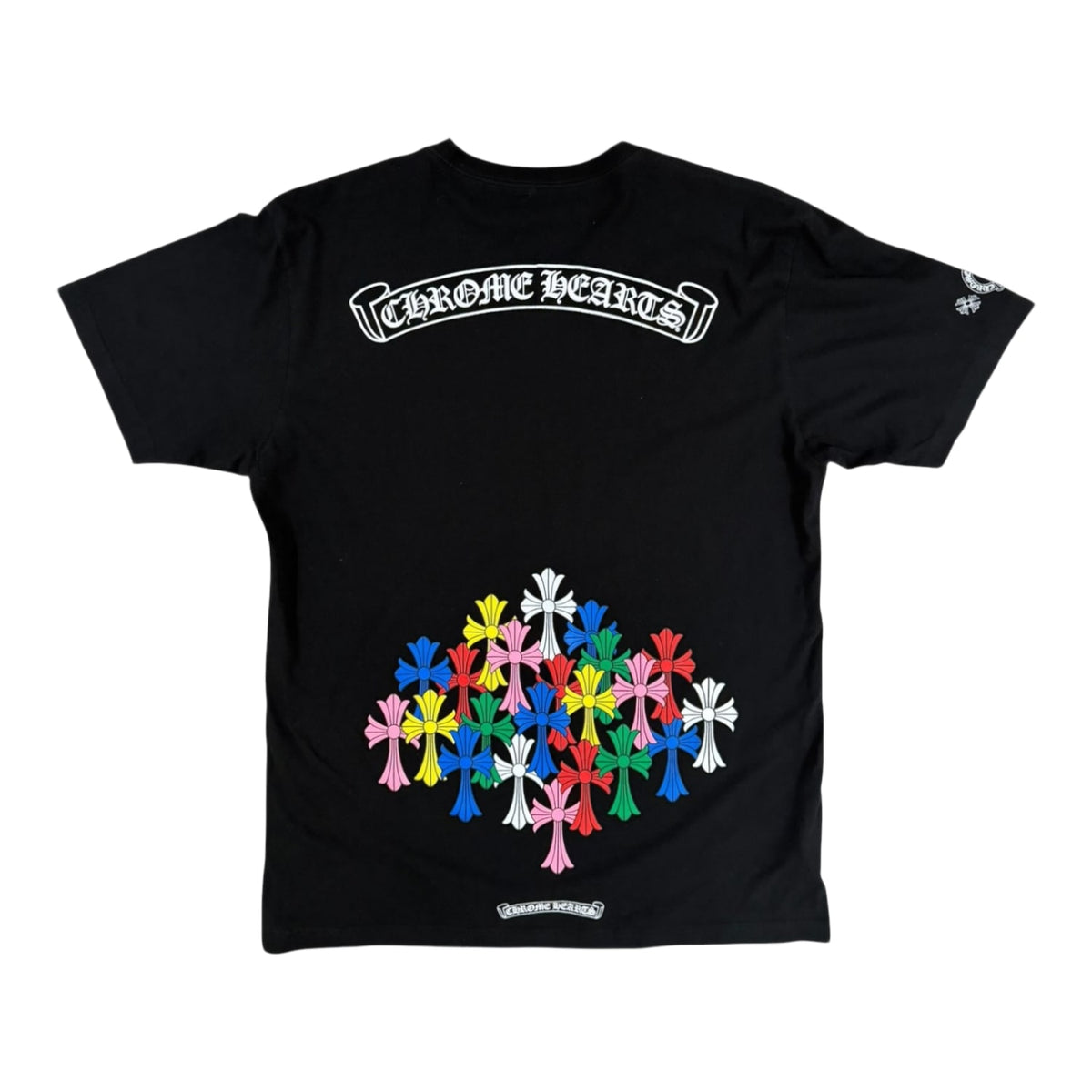 Chrome Hearts Multi Color Cross T-shirt Black