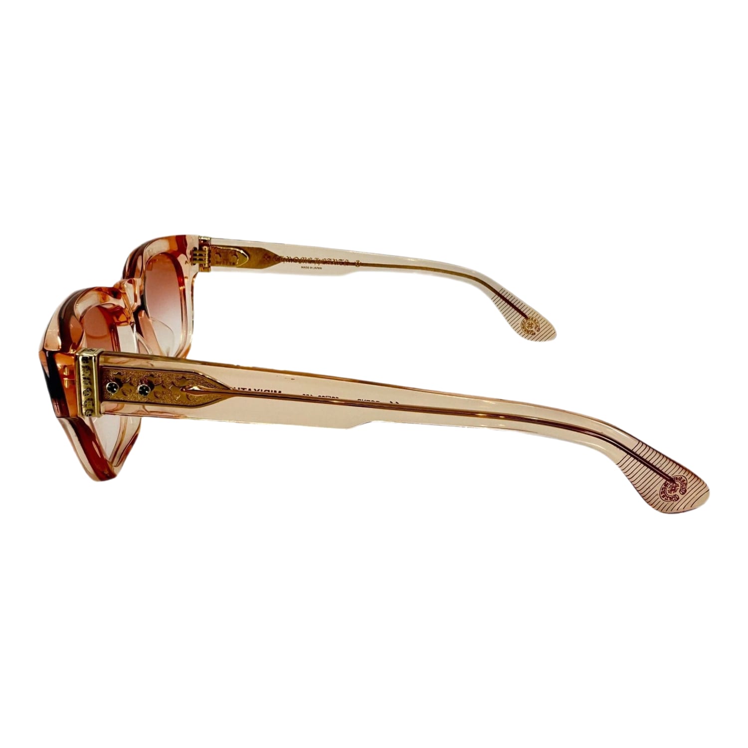 Chrome Hearts Midixathrill II Rose/18k Gold Plated Sunglasses
