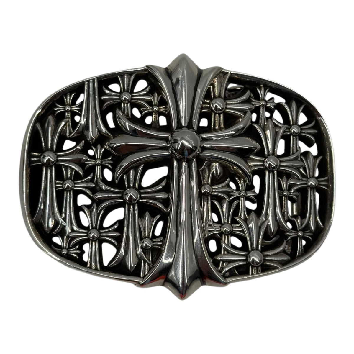 Chrome Hearts Silver Cemetery Buckle