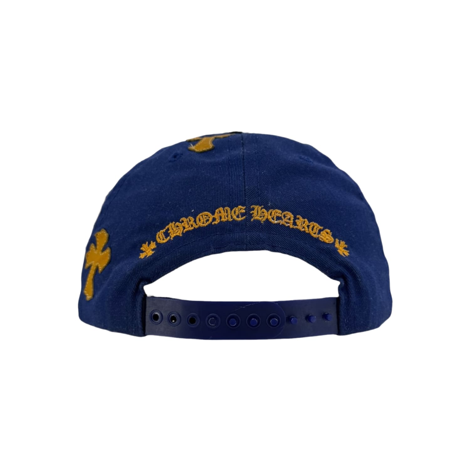 Chrome Hearts Cross Patch Cap Blue/Yellow