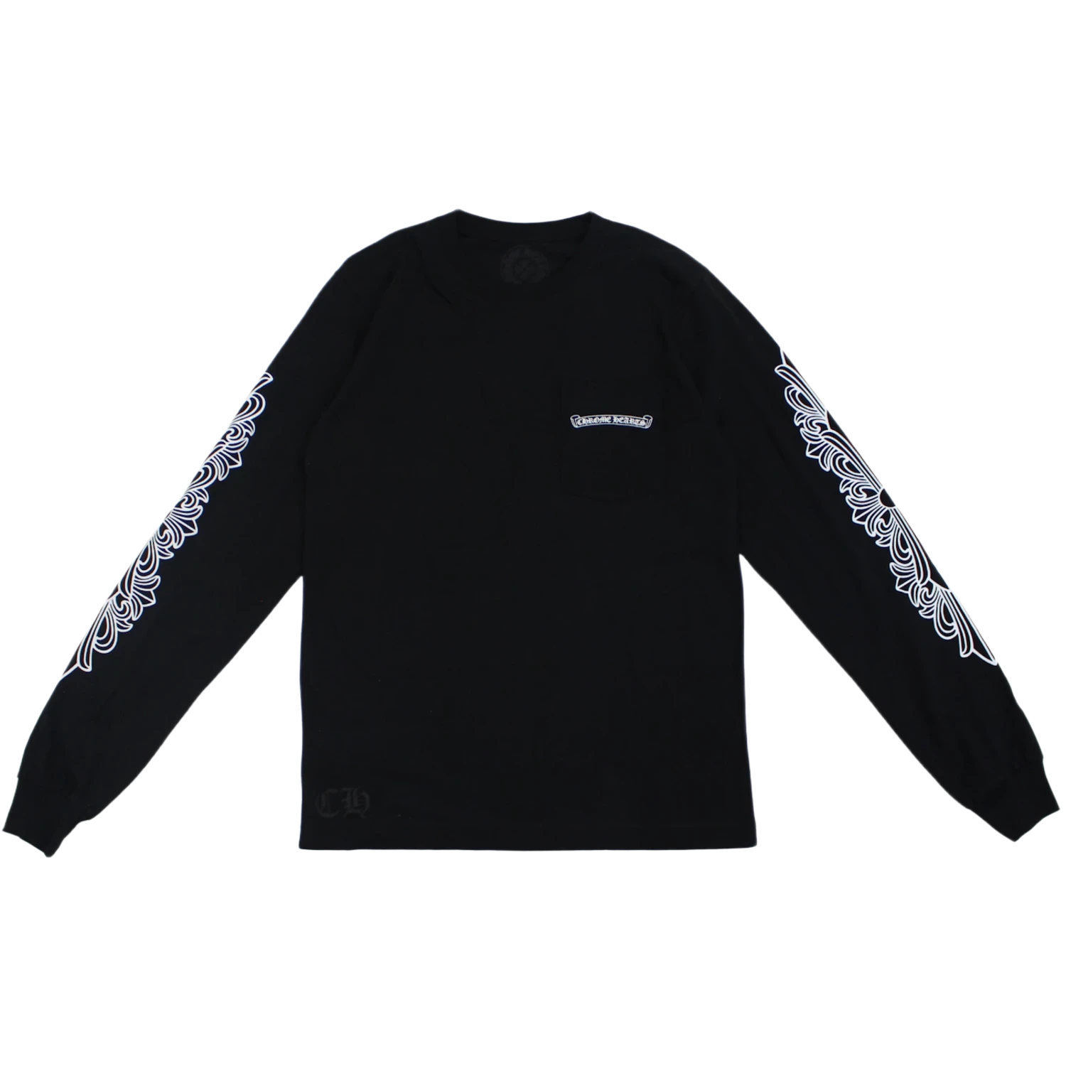 Chrome Hearts Eye Chart Dagger Longsleeve T-shirt Black